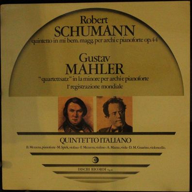 Dischi Ricordi S.p.A. RCL 27014 - Robert Schumann, quintetto in mi bem. megg, pe