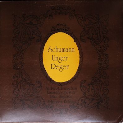 Pair Music AG 1280003 - Schumann - Unger - Reger
