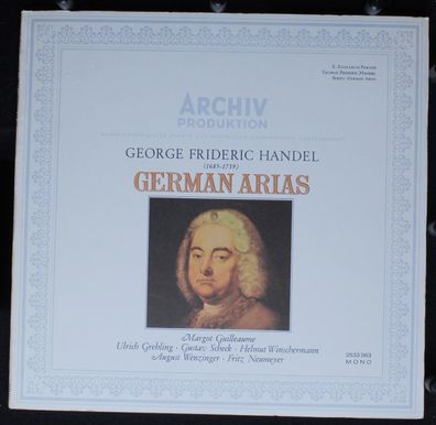 Archiv Produktion 2533 063 - German Arias