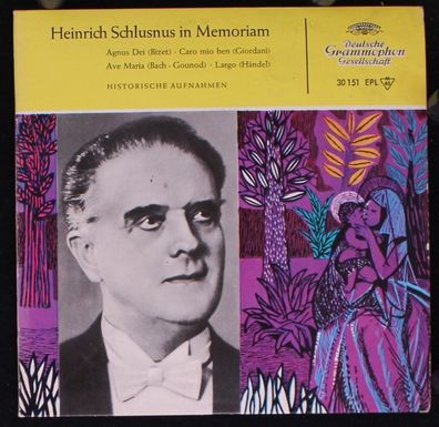 Deutsche Grammophon 30 151 EPL - Heinrich Schlusnus In Memoriam