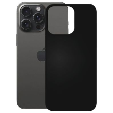 PEDEA Soft TPU Case für iPhone 15 Pro Max, schwarz