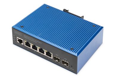 Digitus Industrial 4 + 2 Port L2 managed Gig Ethernet Switch
