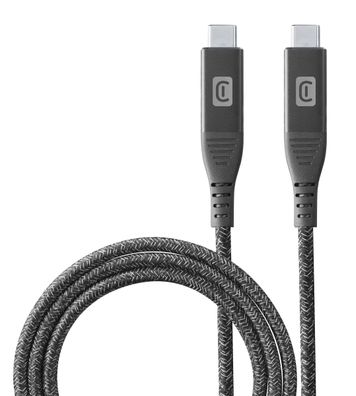 Cellularline 5A Fast Transfer Cable 1m USB Typ-C/ Typ-C Black