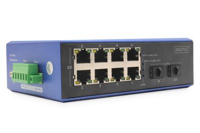 Digitus Industrial 8 + 2-Port Gigabit Ethernet Switch