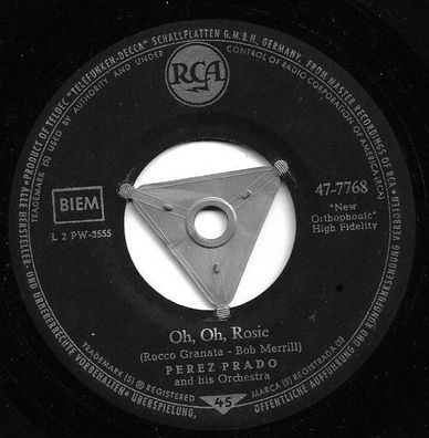 RCA 47-7768 - Oh, Oh, Rosie / Rockambo Baby