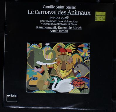 Exlibris EL 16 590 - Le Carnaval Des Animaux / Septuor Pour Trompette, Deux Viol