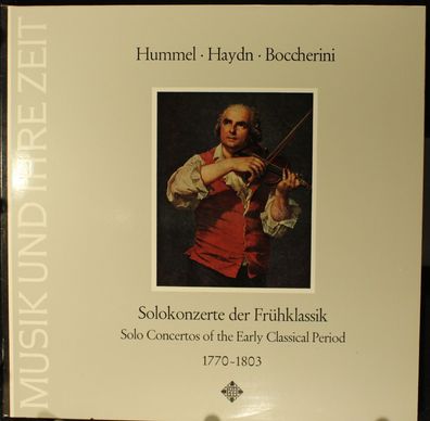 Telefunken Ste LP 074 479 - Solokonzerte Der Frühklassik Um 1770 - 1803