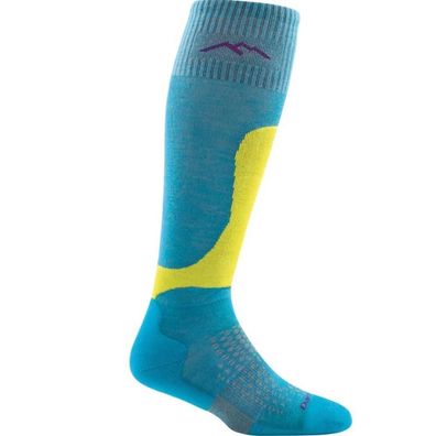 Darn Tough Fall Line Socken W Blue - Größe: L (41-42/43)