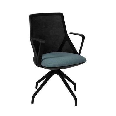 Luxuriöse schwarze Bürostühle Polstersessel Sessel Stuhl Drehstuhl