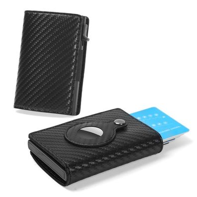 Airtag Wallet Kreditkartenetui, mit Airtag Wallet Kompatibel RFID Schutz