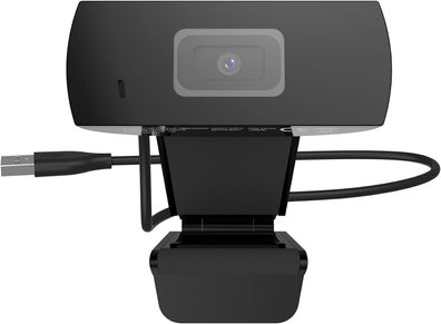 XLayer USB Webcam Full HD 1080p Video Mikrofon Rauschunterdrückung schwarz