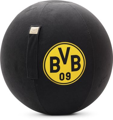 Borussia Dortmund Sitzball BVB VIP Sitting Ball Größe 65 cm Ø schwarz Sitzmöbel