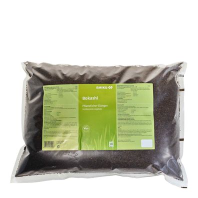 5,53€/ kg) Bokashi pflanzlicher Dünger 4kg organisch Allround Langzeitdünger