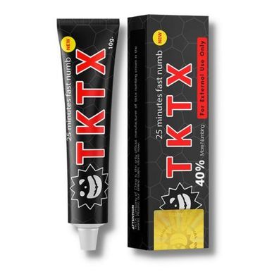 TKTX Black 40% Tattoo Numbing Cream