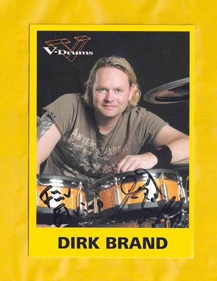 Dirk Brand (deutscher Schlagzeuger u. Musikpädagoge) - persönlich signiert
