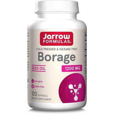 Jarrow Formulas, Borage ( Gamma-Linolenic Acid), 1200 mg, 120 Weichkapseln