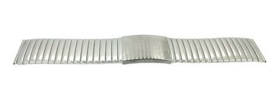 Minott Uhrenarmband 22-24mm Zugband silbern Edelstahl Bandbreite 22mm