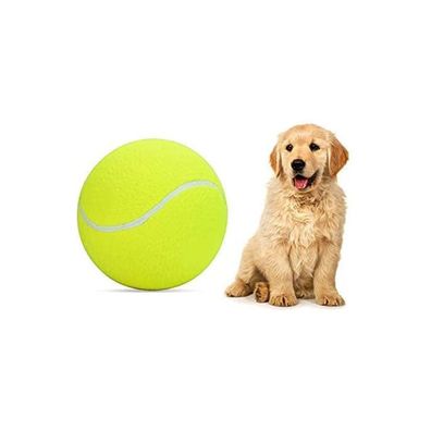 Großer Tennisball, 24cm großer Haustier Tennisball, großes aufblasbares