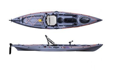 Galaxy Kayaks Alboran HV Voyager Angelkajak Einerkajak angeln mit hohem Sitz SSV