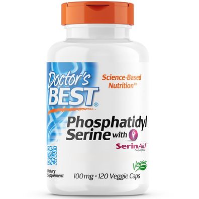 Doctor's Best, Phosphatidylserine with SerinAid®, 100mg, 120 Veg. Kapseln