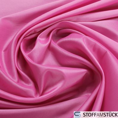 Stoff Polyester Kleidertaft pink Taft dezenter Glanz