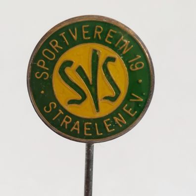 Fussball Anstecknadel SV Straelen 1919 FV Niederrhein Kreis Kleve & Geldern