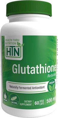 Health Thru Nutrition, Glutathione GSH, 500mg, 60 Veg. Kapseln