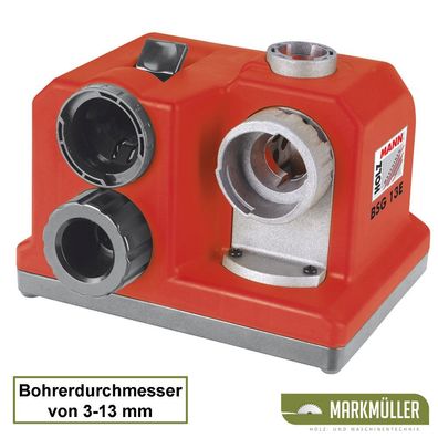 Holzmann Bohrerschärfgerät BSG 13E Schärfgerät für Bohrer Schleifgerät 80 Watt