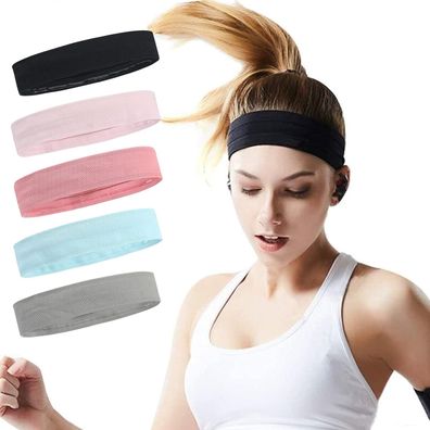 Sport Stirnband, elastisches Stirnband, Anti-Rutsch Sportgürtel für Frauen