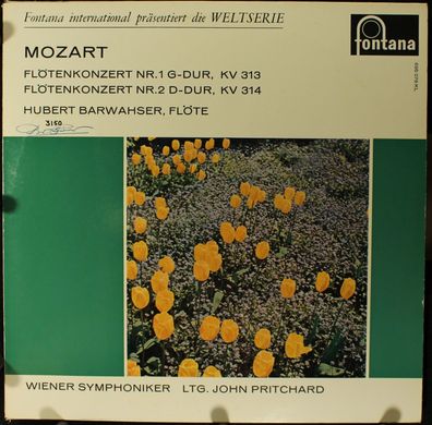 Fontana 695 076 KL - Flötenkonzert Nr. 1 G-Dur, KV 313/ Flötenkonzert Nr. 2 D-