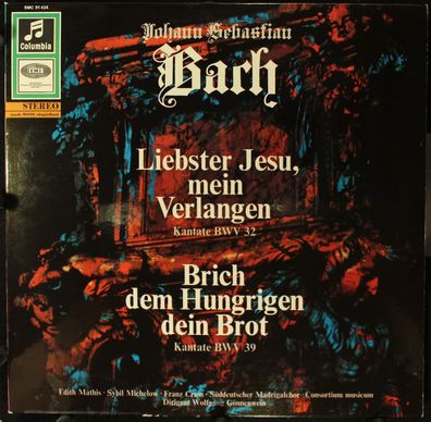 Columbia SMC 91424 - Kantaten BWV 32 und BWV 39