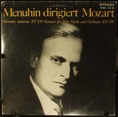 Eterna 8 26 186 - Yehudi Menuhin, Wolfgang Amadeus Mozart - Menuhin Dirigiert Mo
