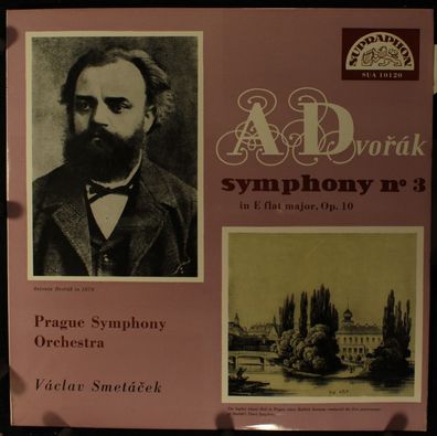 Supraphon SUA 10120 - Symphony No. 3 In E Flat Major, Op. 10