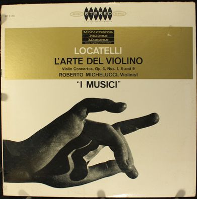 Epic BC 1155 - L'Arte Del Violino: Violin concertos Op.3, Nos.1, 8 & 9