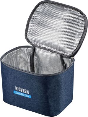 Thermotasche für Lunchbox | Tragbare Picknicktasche | Navy Blau | 18x24x18cm
