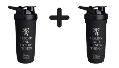 2 x Reforce Stainless Steel - Game Of Thrones, I Drink and I Know Things - 900 ml.