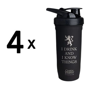 4 x Reforce Stainless Steel - Game Of Thrones, I Drink and I Know Things - 900 ml.