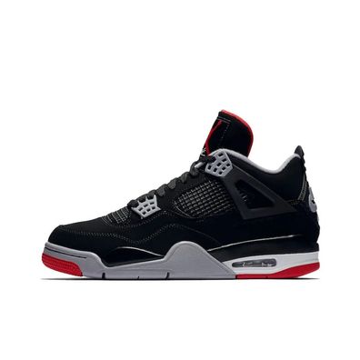 Air Jordan 4 Bred Retro Jordan4 Original Damen Männer Unisex