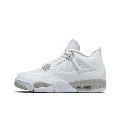 Air Jordan 4 Tech White Retro Jordan4 Original weiß Damen Männer Unisex