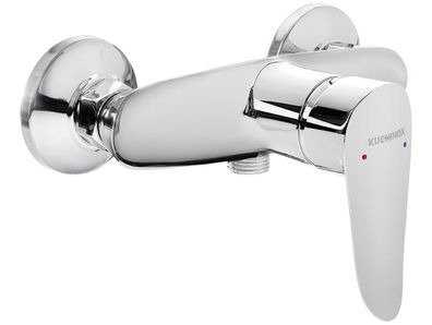 Brausearmatur Wasserhahn CENTO Brausebatterie für Badezimmer in Chrom Duschbatterie
