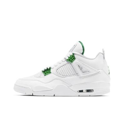 Air Jordan 4 Metallic Green Retro Jordan4 Original Damen Männer Unisex