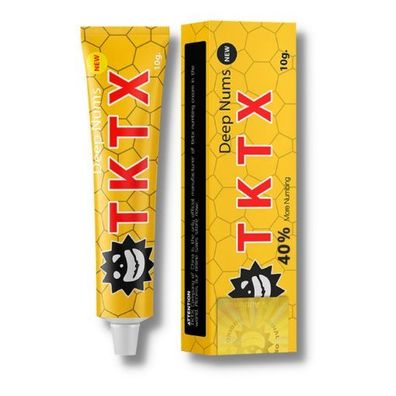 TKTX Yellow 40% Tattoo Numbing Cream