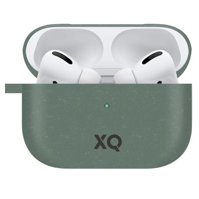 XQISIT ECO Etui Skin Case Cover Schutz-Hülle Grün für Apple AirPods Pro Ohrhörer