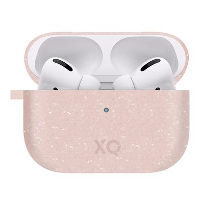 XQISIT ECO Etui Skin Case Cover Schutz-Hülle Pink für Apple AirPods Pro Ohrhörer