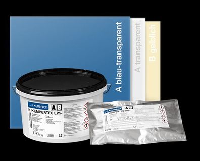 Kempertec EP5-Grundierung Transparentblau (3x1kg) Primer Haftgrund Flüssigkunststoff