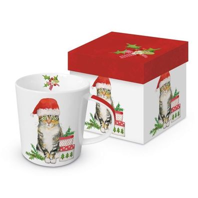 Trend Mug 'Christmas Kitty', Becher in Geschenkbox, 0,35l, 604155 1 St