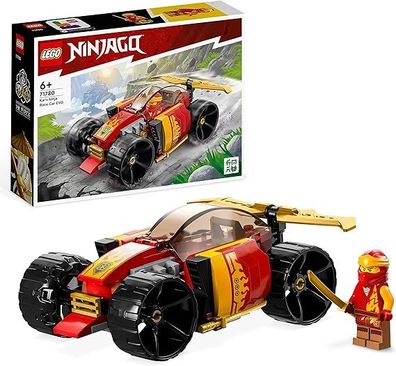 Lego 71780 Ninjago Kais Ninja-Rennwagen EVO 2in1 Rennwagen Spielzeug zu Geländewag...