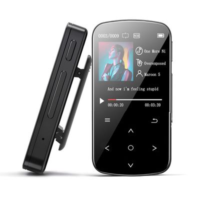 AGPTEK MP3 Player Bluetooth 5.0 Sport 32GB mit 1,5 Zoll TFT Farbbildschirm,