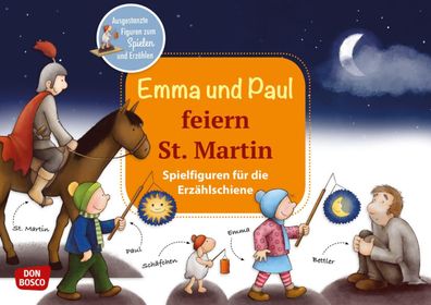 Emma und Paul feiern St. Martin, mit 1 Beilage Ausgestanzte Figuren