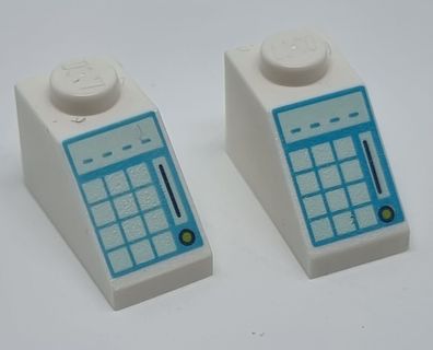 LEGO Nr.6329697 Kasse 1x2 weiß / 2 Stück